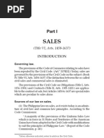 law on sales agency and bailments
